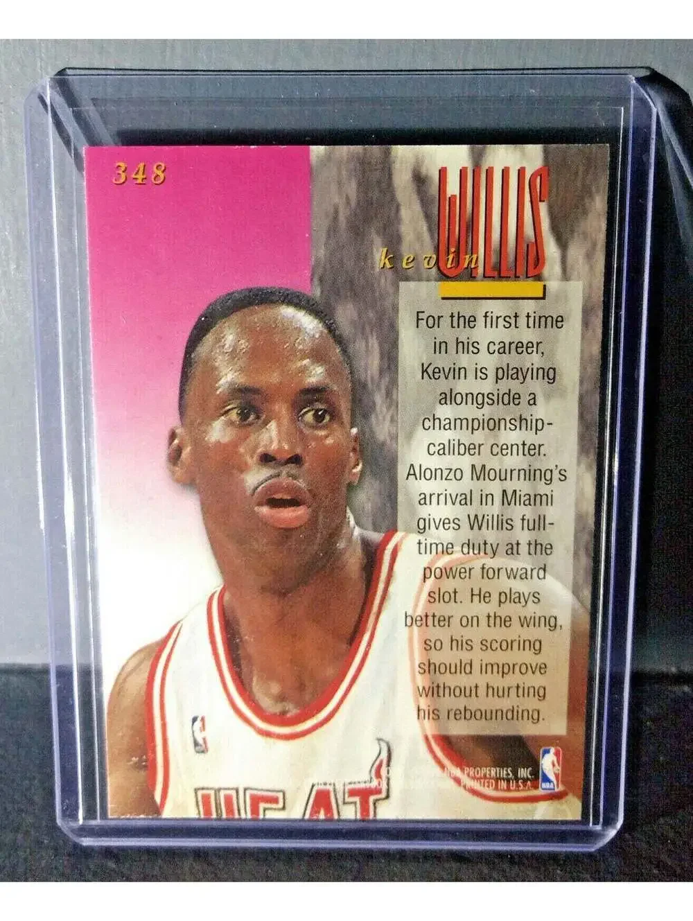 1995-96 Kevin Willis #348 Ultra Encore Basketball Card